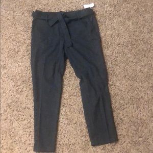 Ann Taylor LOFT Marisa Waist Tie Freckled Pants